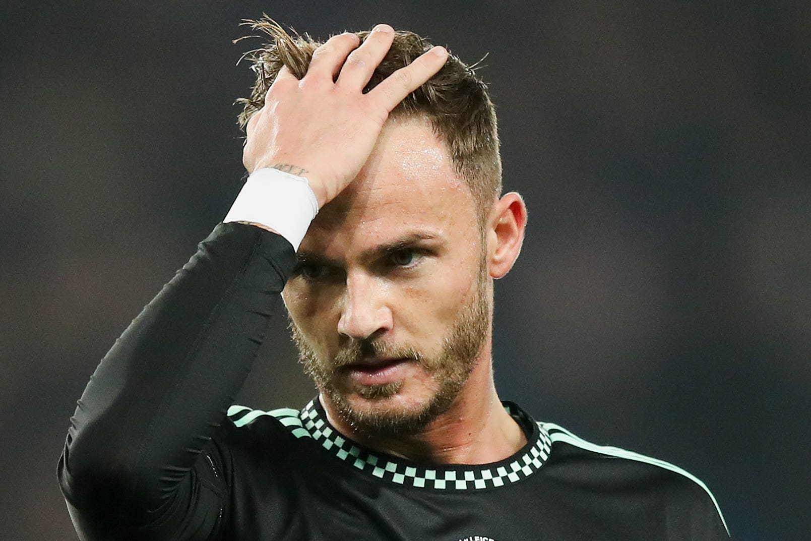 James Maddison limped off at West Ham (PA)