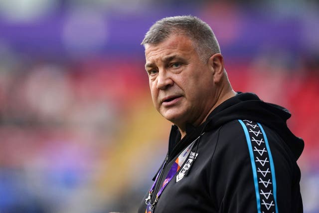 Shaun Wane’s England were knocked out of the World Cup on Saturday (Martin Rickett/PA)