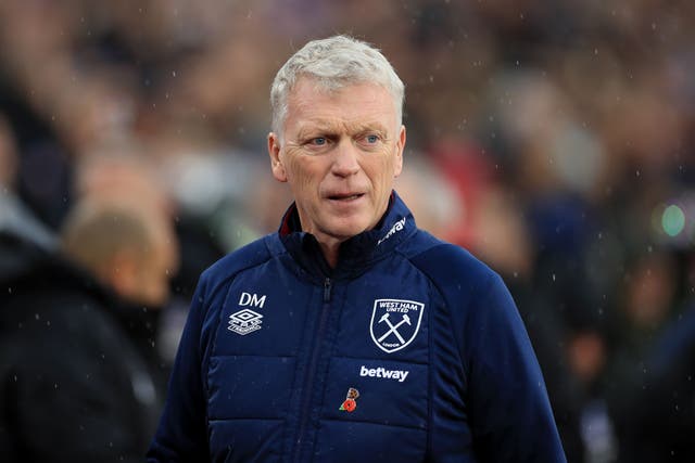 David Moyes had few complaints as his West Ham players were booed off the pitch against Leicester (Bradley Collyer/PA)