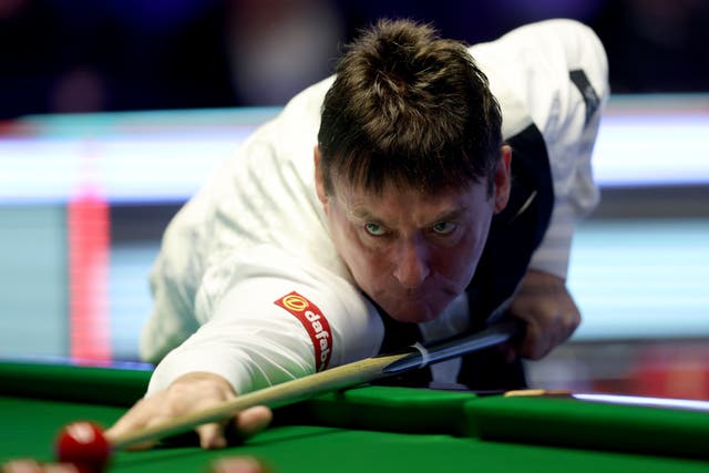 Jimmy White lost 6-2 to Ryan Day in the first round of the UK Championship at the Barbican (Will Matthews/PA)