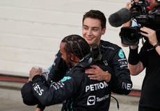 George Russell reacts to Lewis Hamilton’s shock Mercedes departure