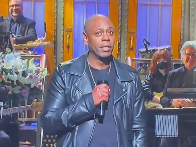 <p>Dave Chappelle on SNL</p>