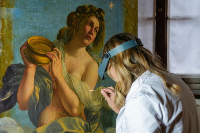 Italy Gentileschi Restoration
