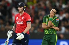 Pakistan vs England LIVE: T20 Cricket World Cup final scores and updates as Stokes and Brook chase 138 to win