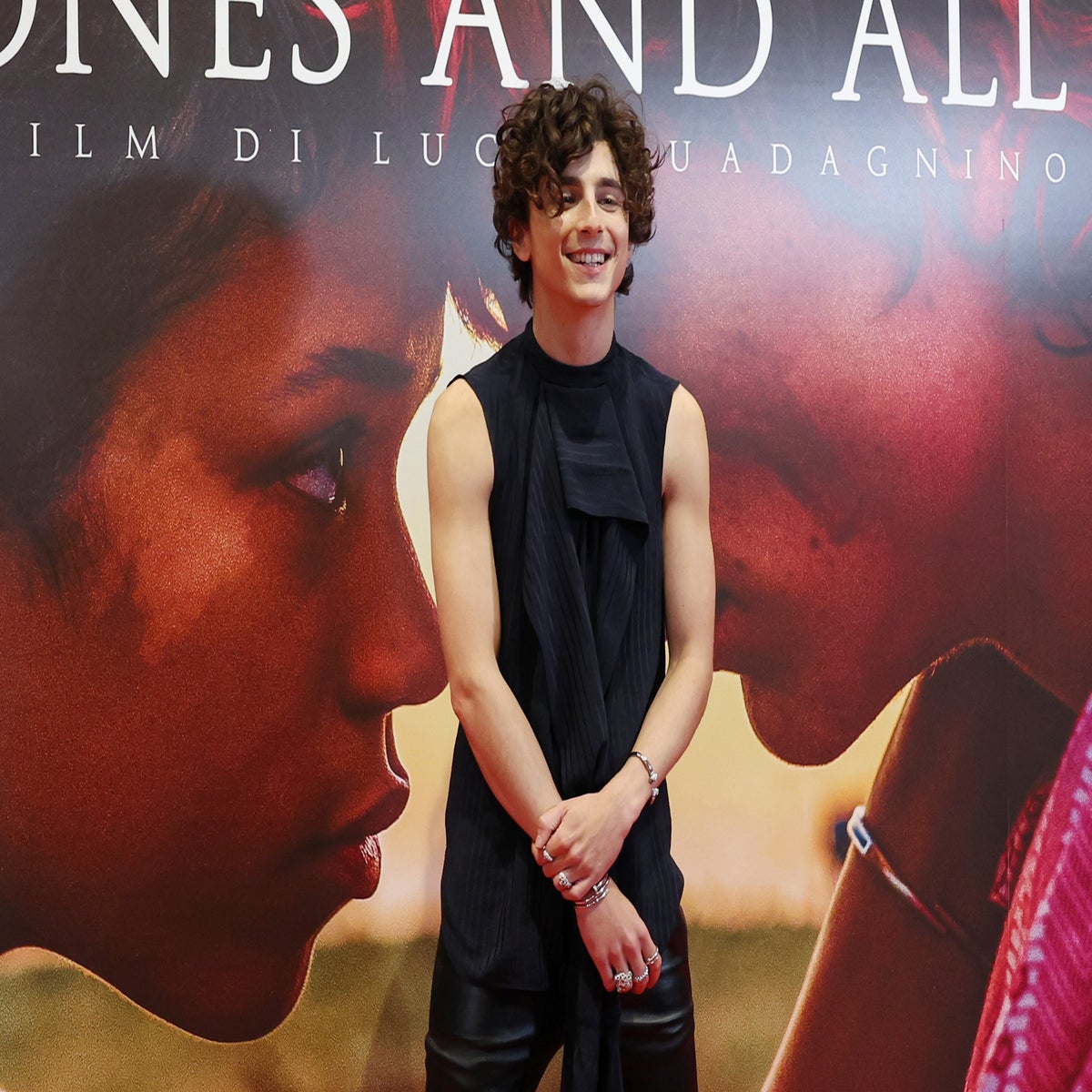 Timothée Chalamet's 'Bones And All' Milan Premiere Red Carpet Shut