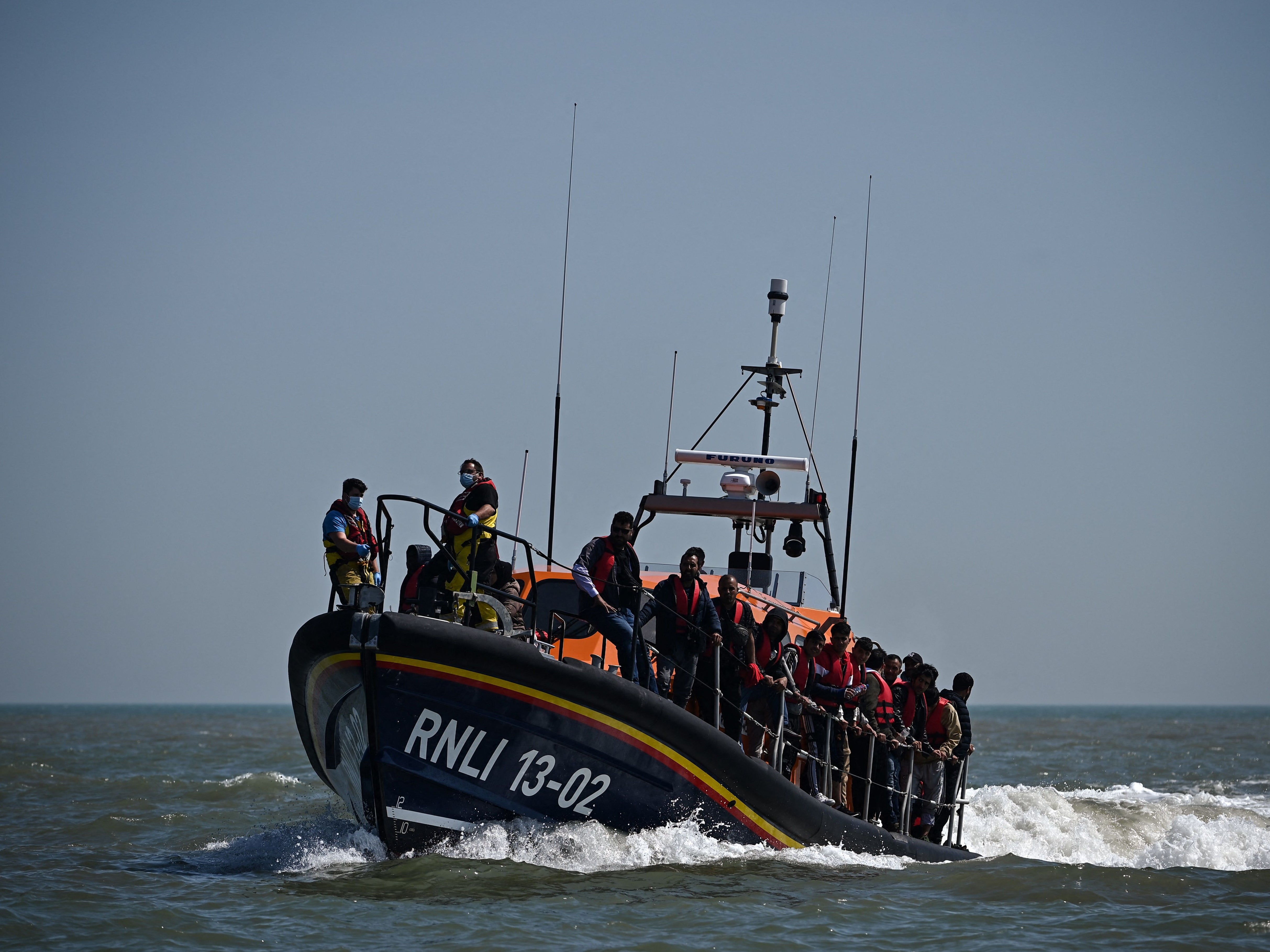 Government figures show 40,000 have crossed the English Channel on small boats this year so far
