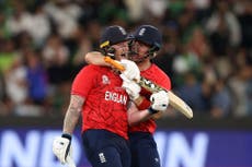 Pakistan vs England LIVE: T20 Cricket World Cup final result and reaction as Ben Stokes stars
