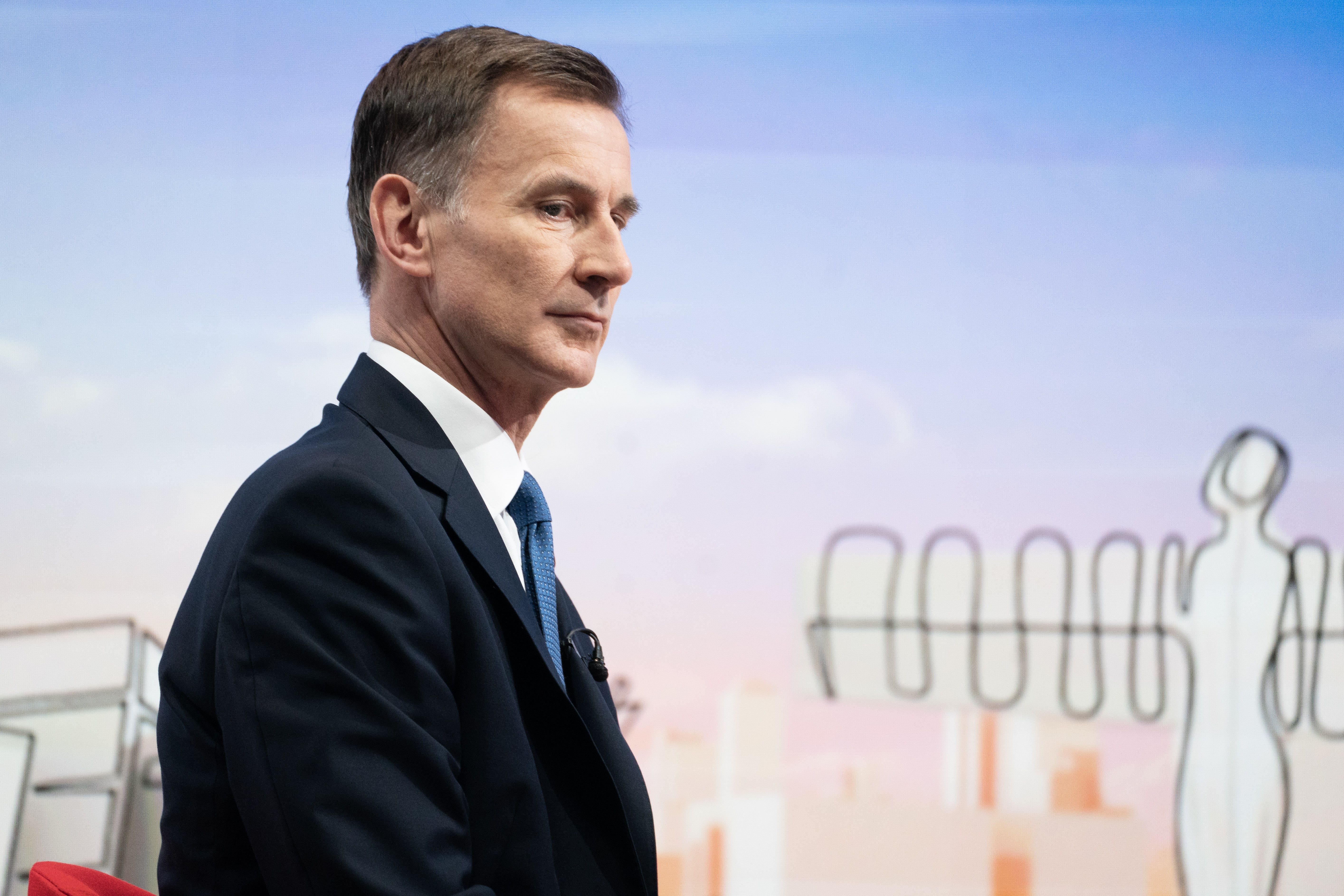 Chancellor Jeremy Hunt said everyone will be paying ‘a bit more’ in taxes (James Manning/PA)