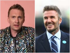 Joe Lycett tells David Beckham he’ll put £10,000 in a shredder if he doesn’t pull out of World Cup deal with Qatar