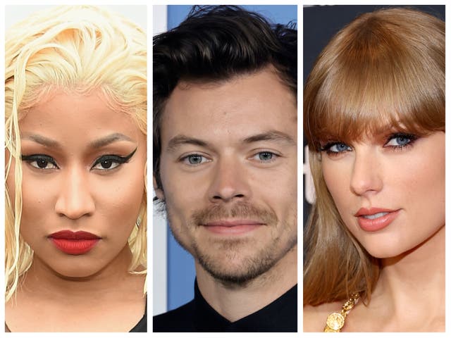 <p>Nicki Minaj, Harry Styles and Taylor Swift are among the MTV EMAs list of nominees this year </p>