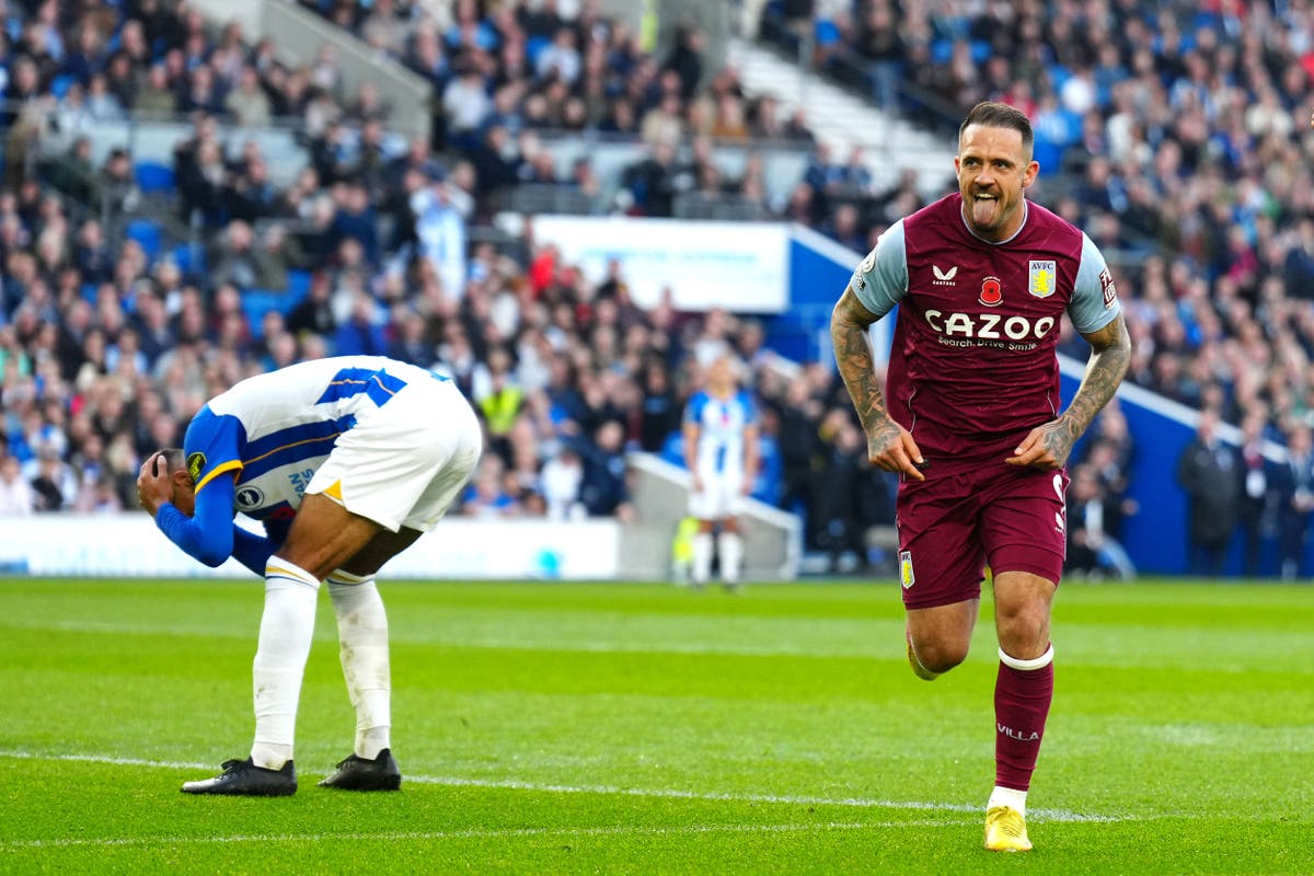 Brighton vs Aston Villa result Danny Ings double earns first away