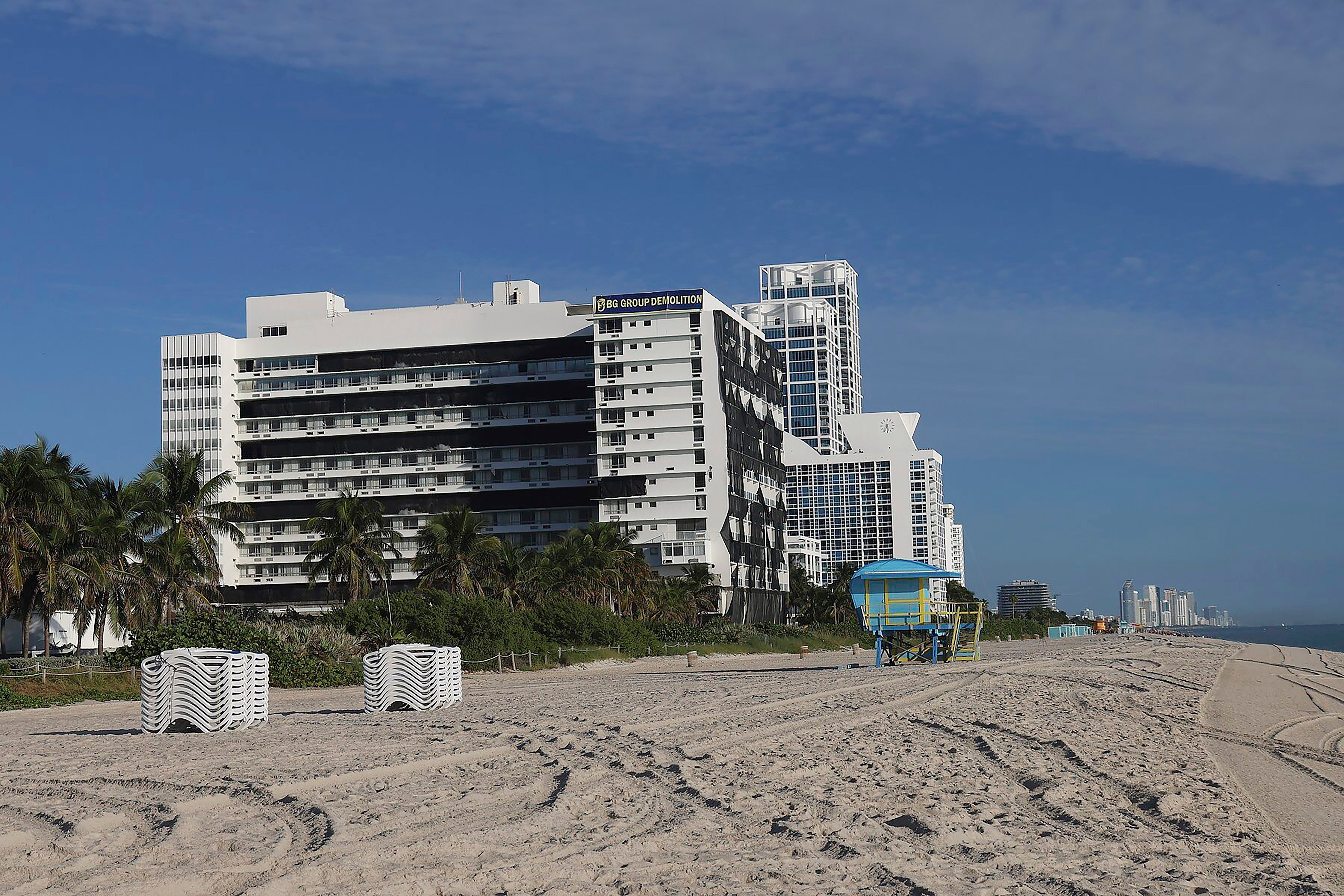 Historic Hotel Imploded