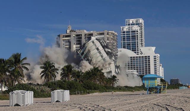 Historic Hotel Imploded