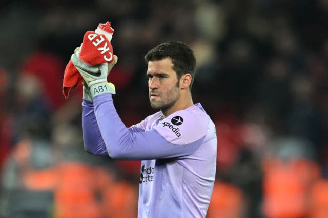 <p>Alisson, freshly shaven against Southampton, has been Liverpool’s player of the season so far  </p>