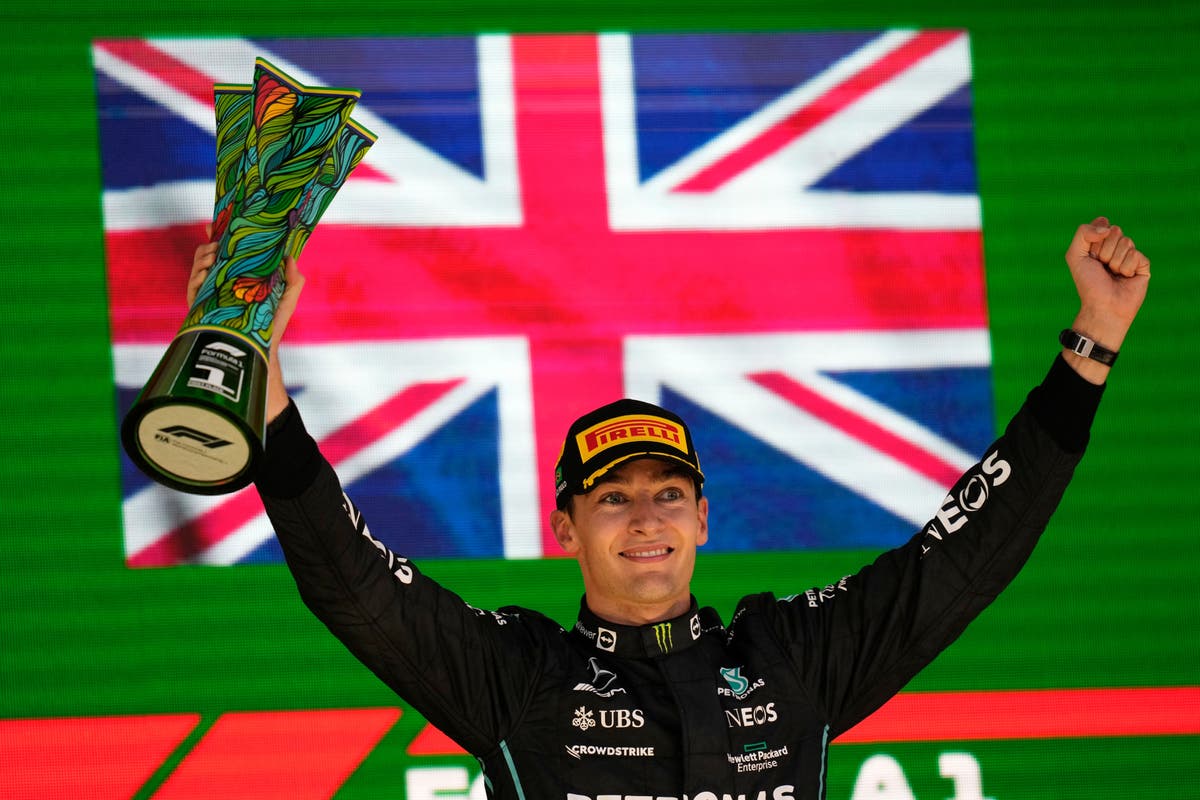 Brazilian Grand Prix: George Russell captures first F1 win as Lewis Hamilton completes Mercedes one-two