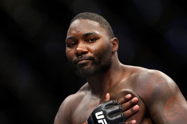 <p>Anthony Johnson fought in the UFC between 2007 and 2012, then again from 2014 until 2017</p>