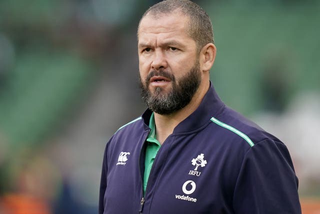 Andy Farrell’s Ireland complete their autumn campaign against Australia (Niall Carson/PA)