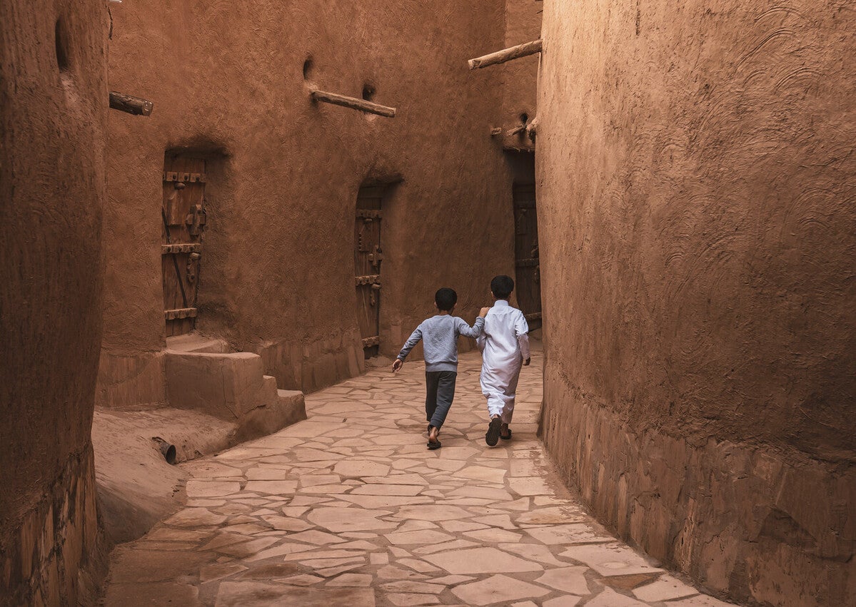 Step back in time at Ushaiger Heritage Village where you can learn about Bedouin life