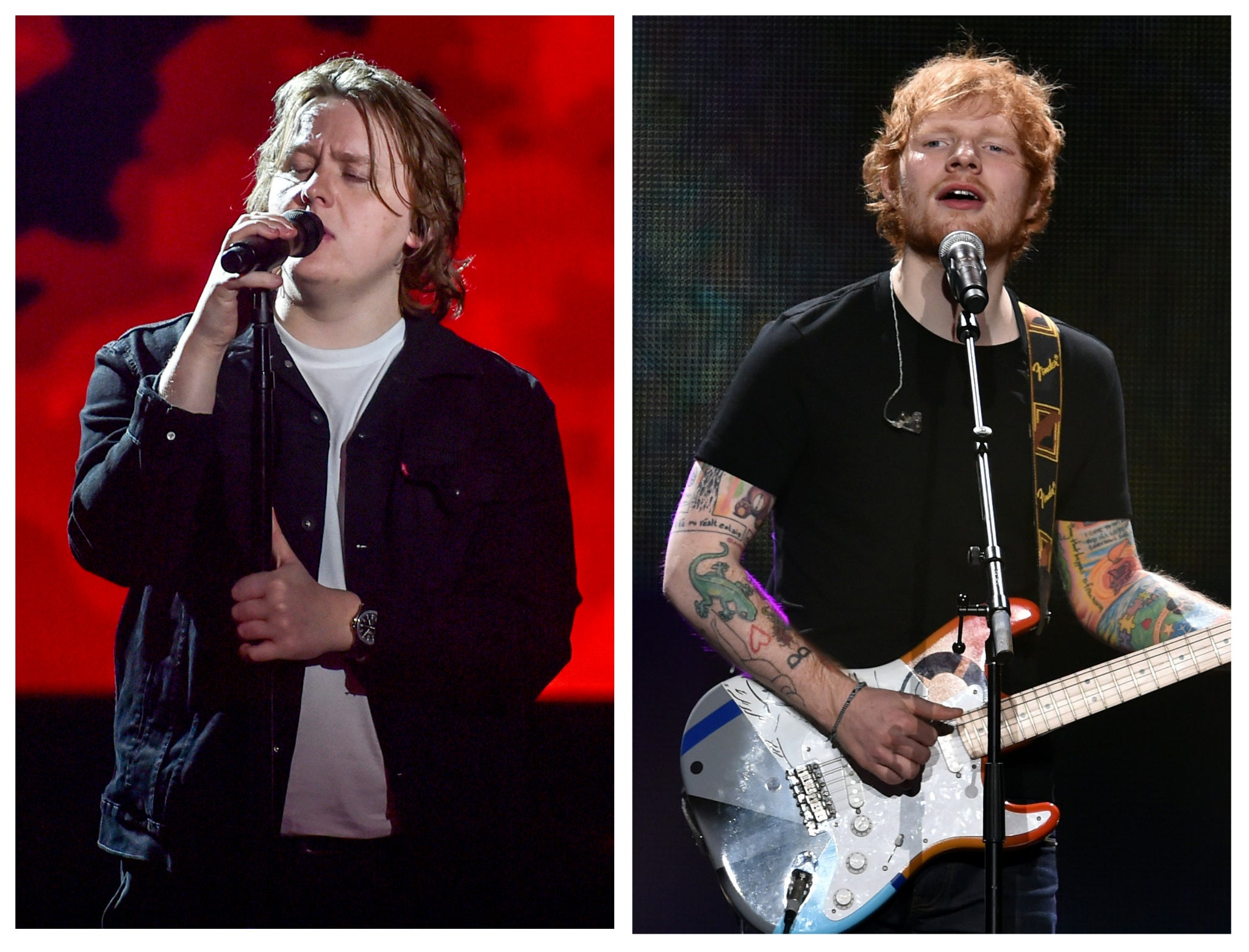 <p>Lewis Capaldi’s ‘Someone You Loved’ has overtaken Ed Sheeran</p>