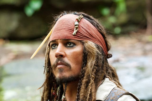 <p>Johnny Depp in ‘Pirates of the Caribbean’</p>