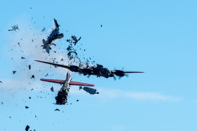 APTOPIX Dallas Air Show Crash