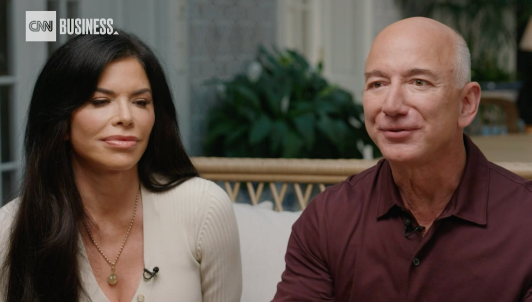 Jeff Bezos and wife Lauren Sanchez said they planned to give away the majority of their fortune in an interview on CNN
