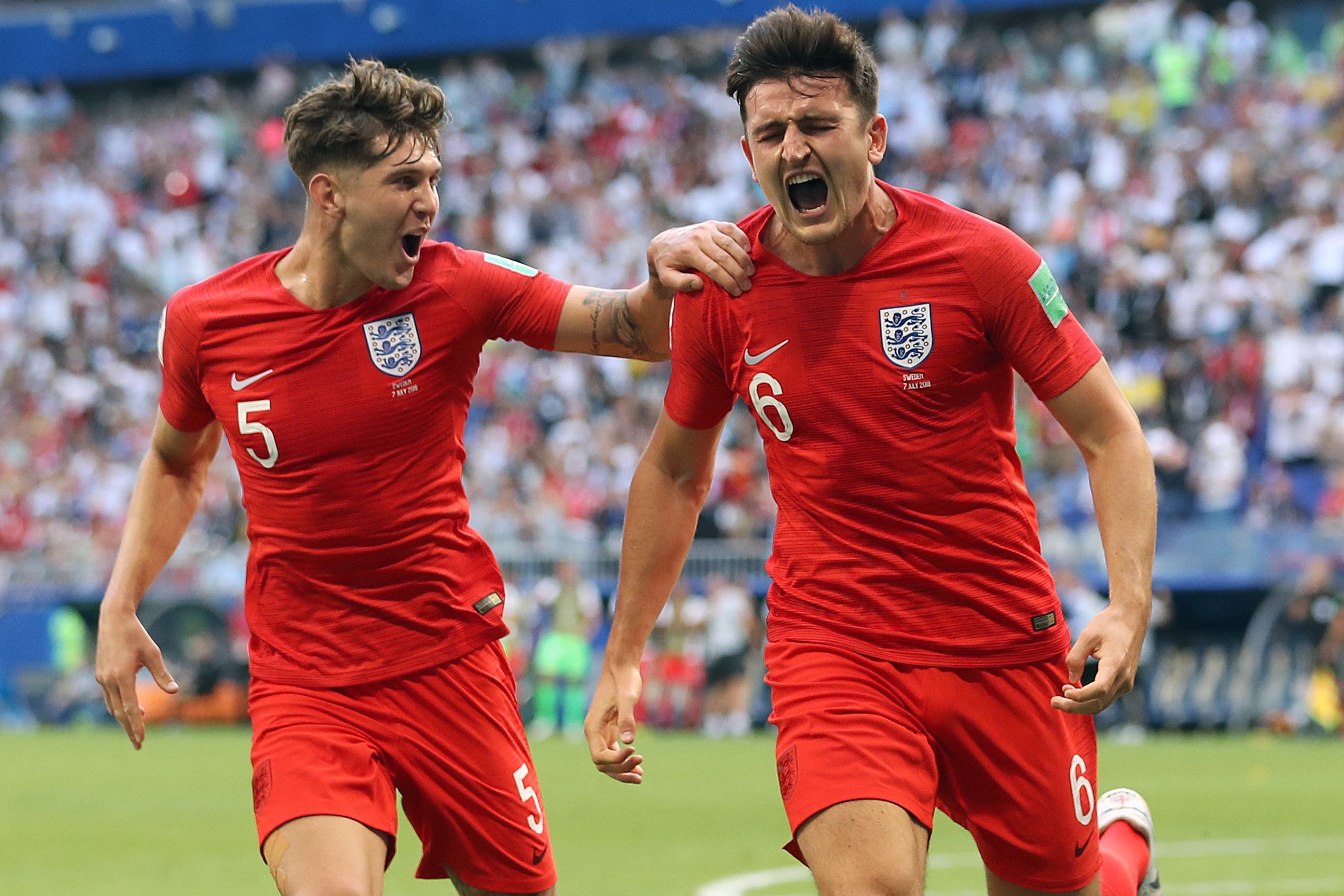 John Stones has faith in his partnership with Harry Maguire (Owen Humphreys/PA)