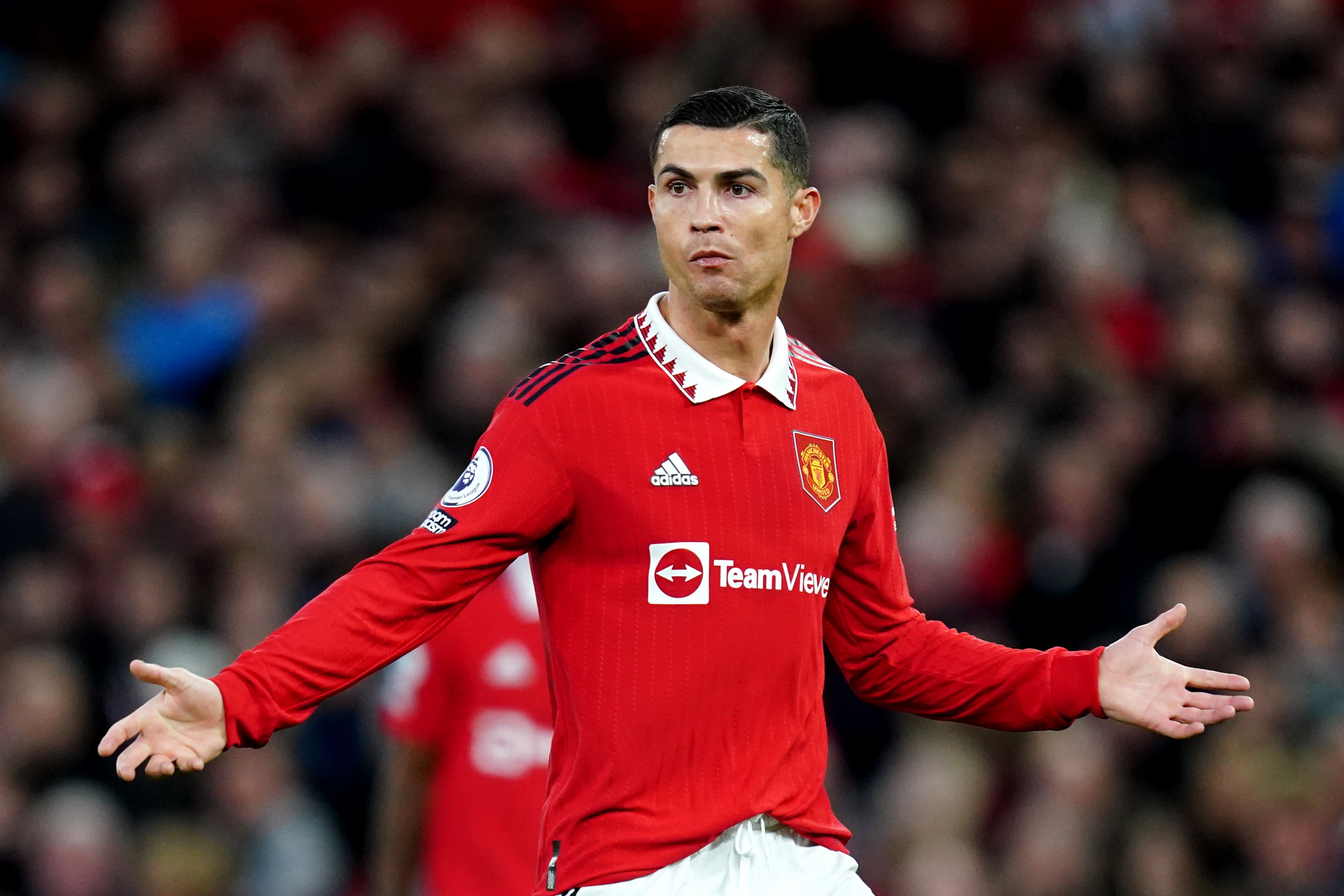 Manchester United’s Cristiano Ronaldo has slammed the club’s owners. (David Davies/PA)