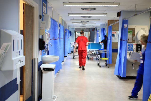 An NHS hospital ward, as leaders warn of a tough winter (Peter Byrne/PA)