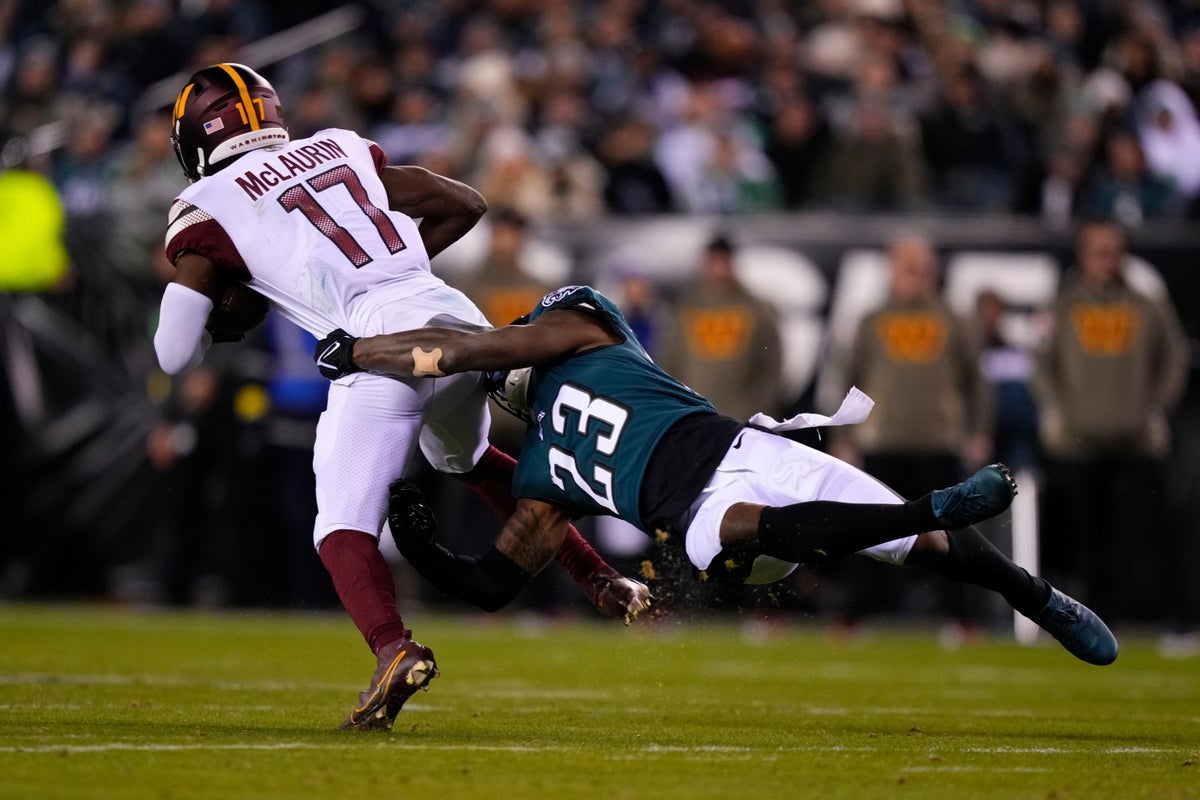 Philadelphia Eagles Defeat Washington Commanders in Overtime, Remain  Undefeated - BVM Sports