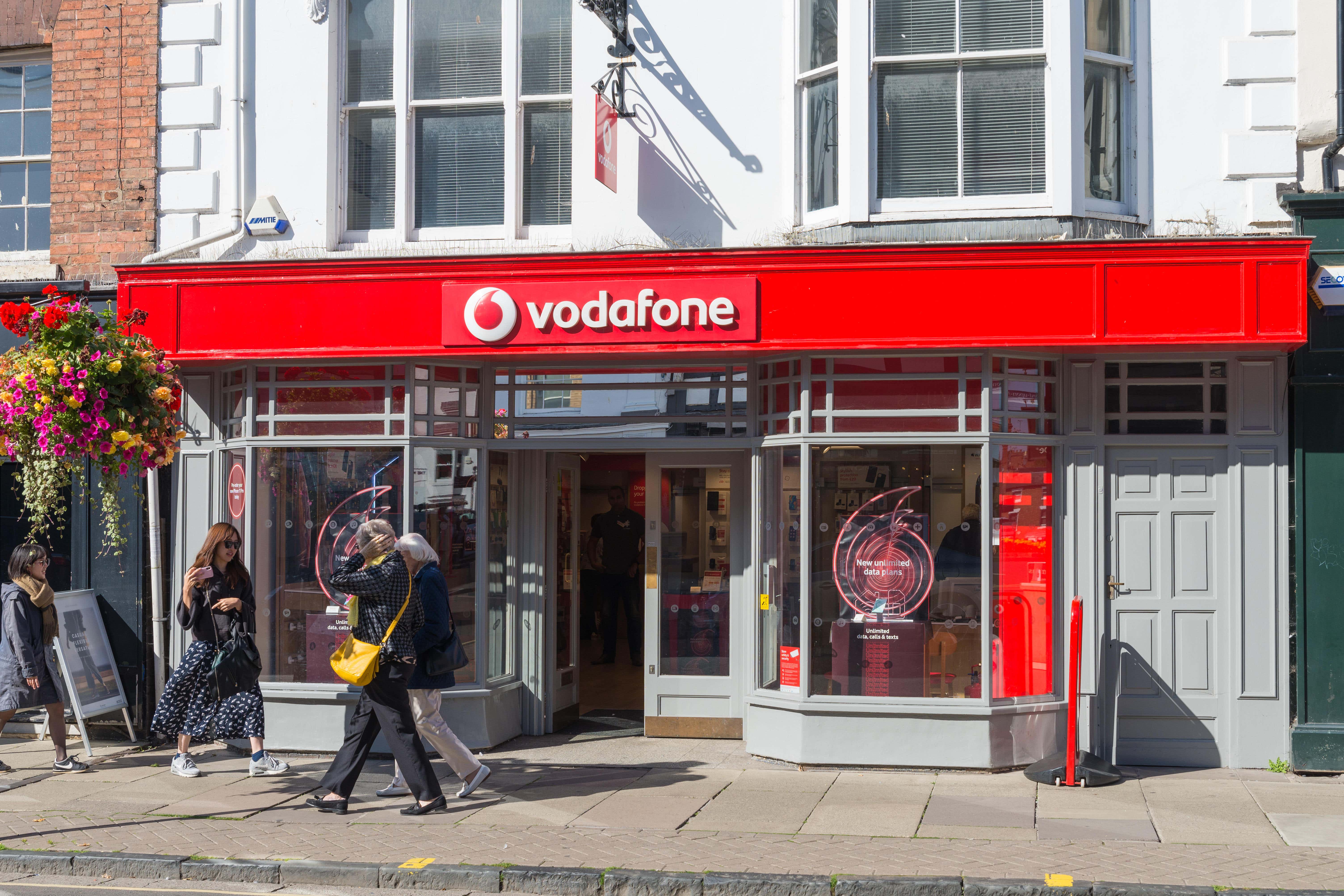 Mobile phone giant Vodafone expects its full-year profits to be impacted by higher energy costs and inflation – as it plans to cut costs by one billion euros (Nick Maslen/Alamy/PA)