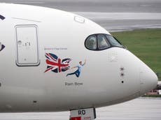 England fly to World Cup in Qatar on plane called ‘Rain Bow’