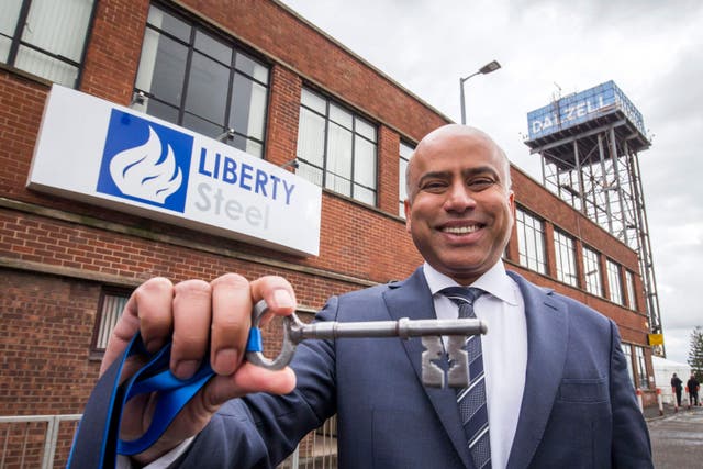 Liberty Steel has been trying to reach a deal with lenders for months (Danny Lawson/PA)