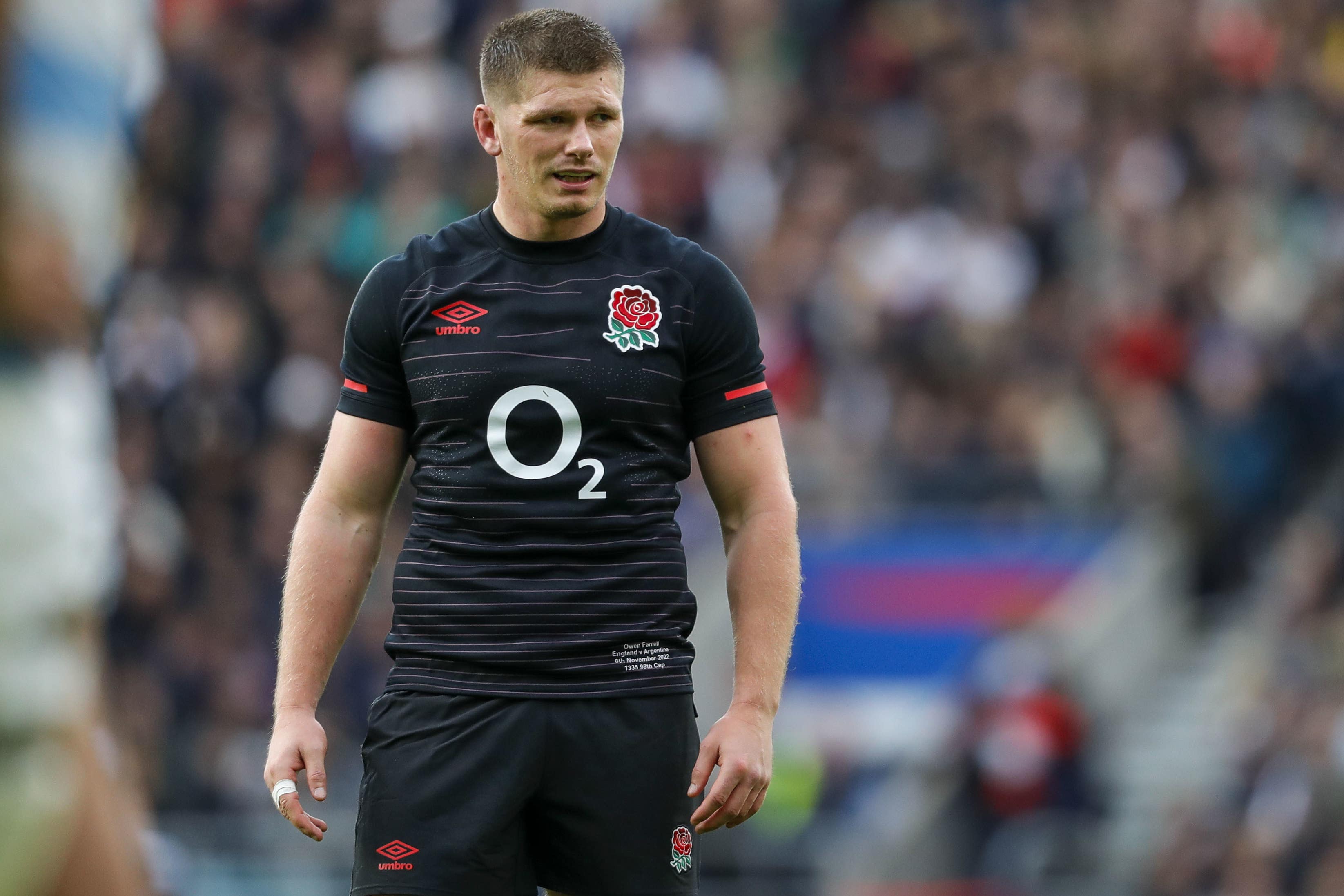 Owen Farrell will win his 100th cap for England against New Zealand (Ben Whitley/PA)