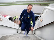 World Cup 2022 LIVE: England depart for Qatar as Cristiano Ronaldo greets Bruno Fernandes at Portugal camp