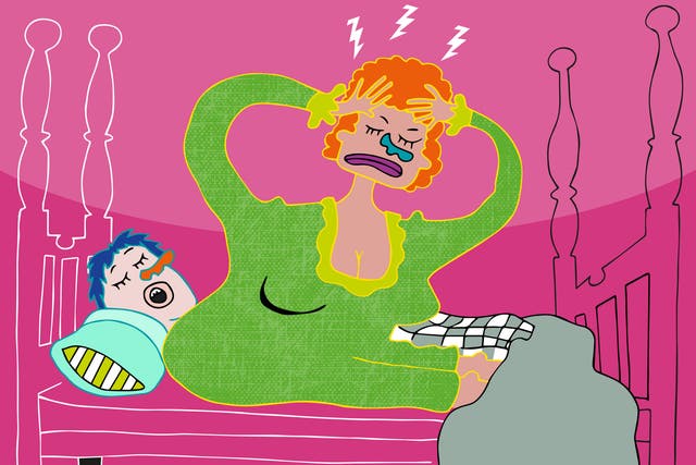 <p>Waking up in the middle of the night is a common symptom of the menopause </p>
