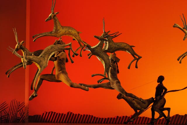 <p>The stage production of ‘The Lion King’ </p>