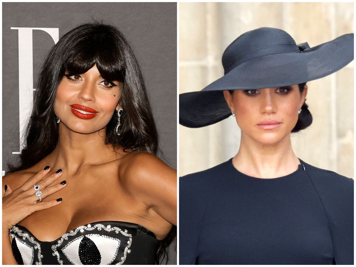 Jameela Jamil says Meghan Markle takes an ‘unfathomable amount of s***’ Jameela Jamil says Meghan Markle takes an ‘unfathomable amount of s***’
