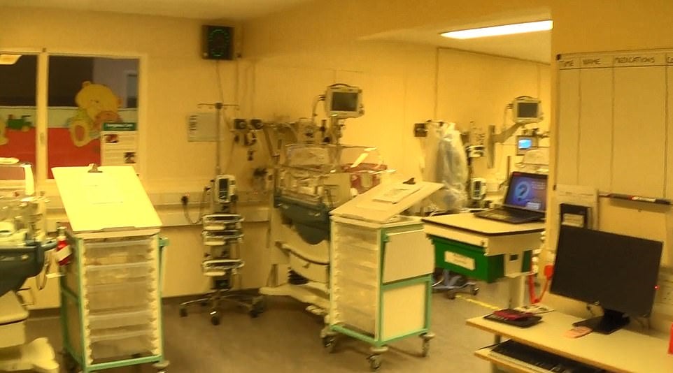 The neonatal unit in the hospital where Lucy Letby is alleged to have murdered seven babies