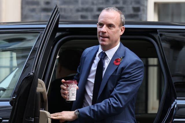 <p>Dominic Raab says he will continue in his government roles </p>