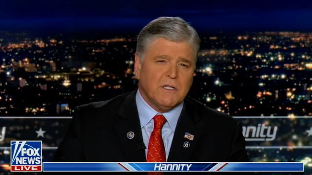 <p>Sean Hannity was not happy to have to call the Arizona governor’s race for Katie Hobbs</p>