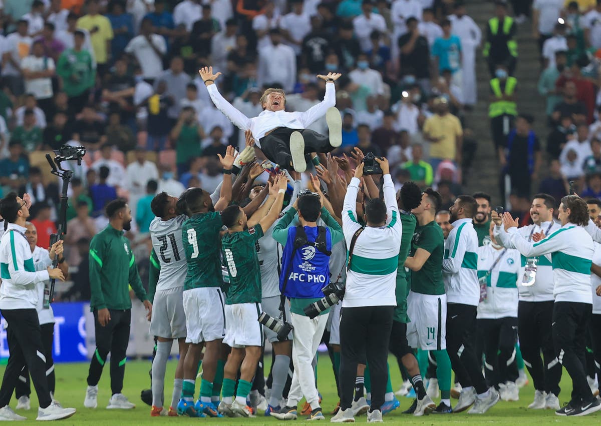 Herve Renard, the head coach of Saudi Arabia in FIFA World Cup