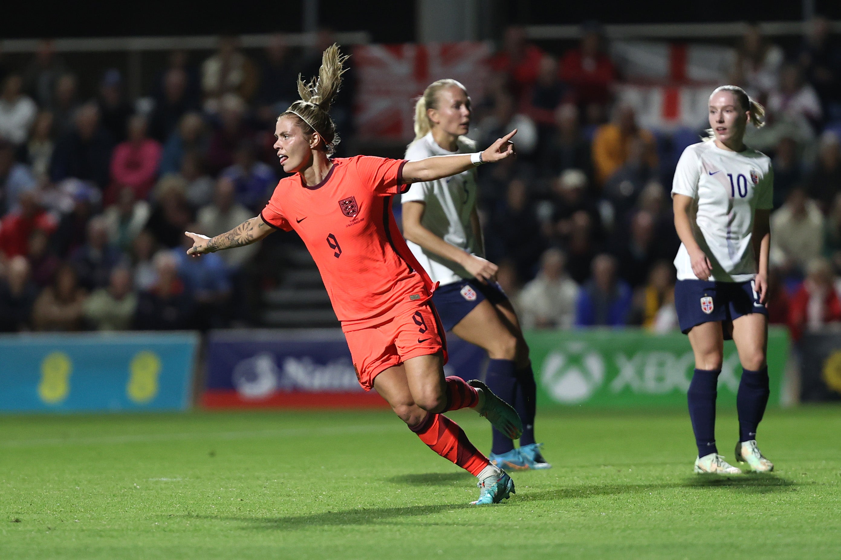 Rachel Daly put England ahead in the first half