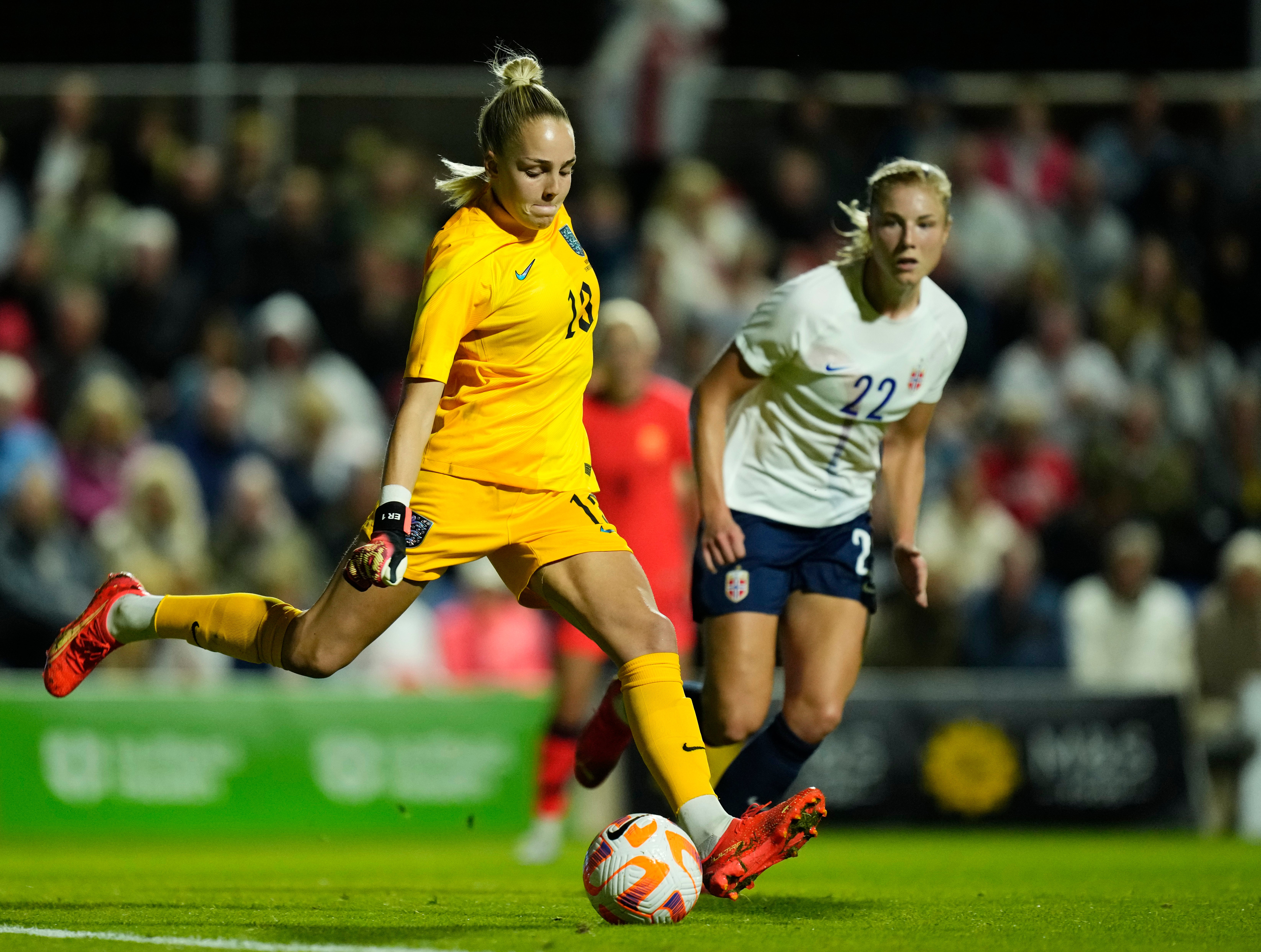 Goalkeeper Ellie Roebuck’s error cost England victory over Norway