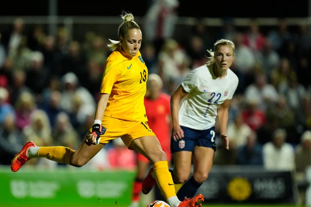 <p>Goalkeeper Ellie Roebuck’s error cost England victory over Norway </p>
