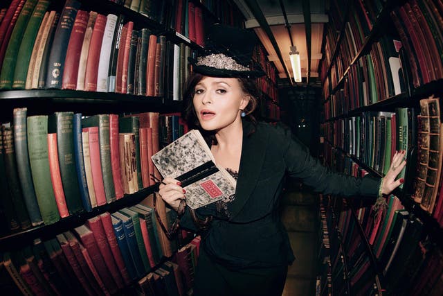 Helena Bonham Carter in The London Library as she is announced as its new President (Sane Seven/PA)