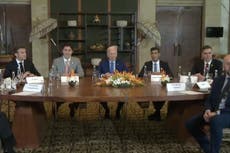 Rishi Sunak attends emergency meeting at G20 after missile lands in Poland