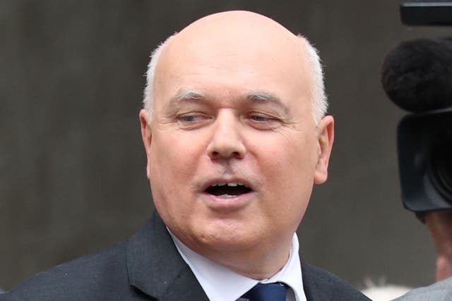 Sir Iain Duncan Smith, who is set to receive a knighthood at Windsor Castle (PA)
