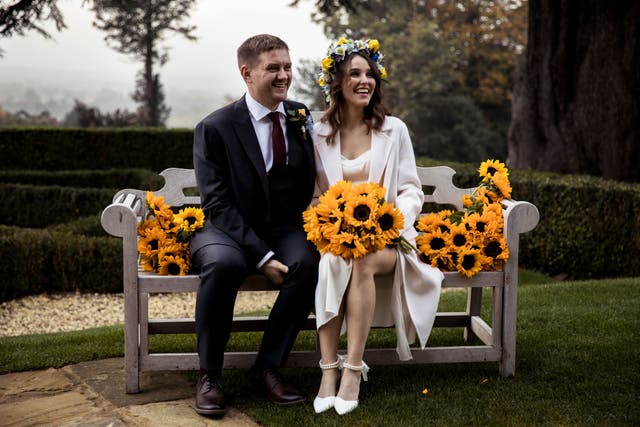 Mariia Bilyk and Vitalij Melynik got married at Hedsor House in November with the help of Bridebook.com (Charlie Dailey/Bridebook.com)