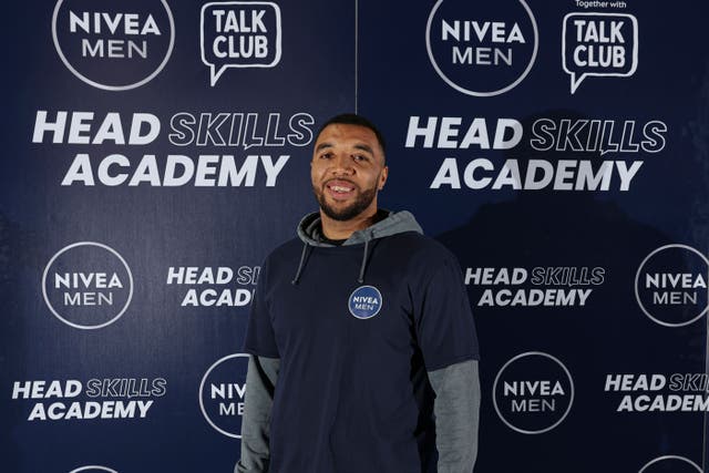 Troy Deeney teamed up with NIVEA MEN on the launch of their Head Skills Academy (Paul Currie/NIVEA MEN/PA)